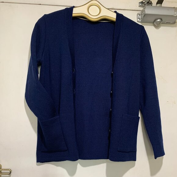 VINTAGE MID-WEIGHT WOOL KNIT SWEATER CARDIGANS SIZE S - Picture 5 of 6